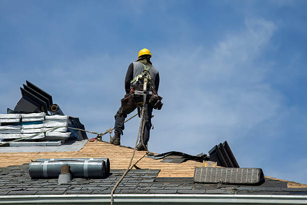 Professional Flat Roof Repair technician working in Malvern, IA